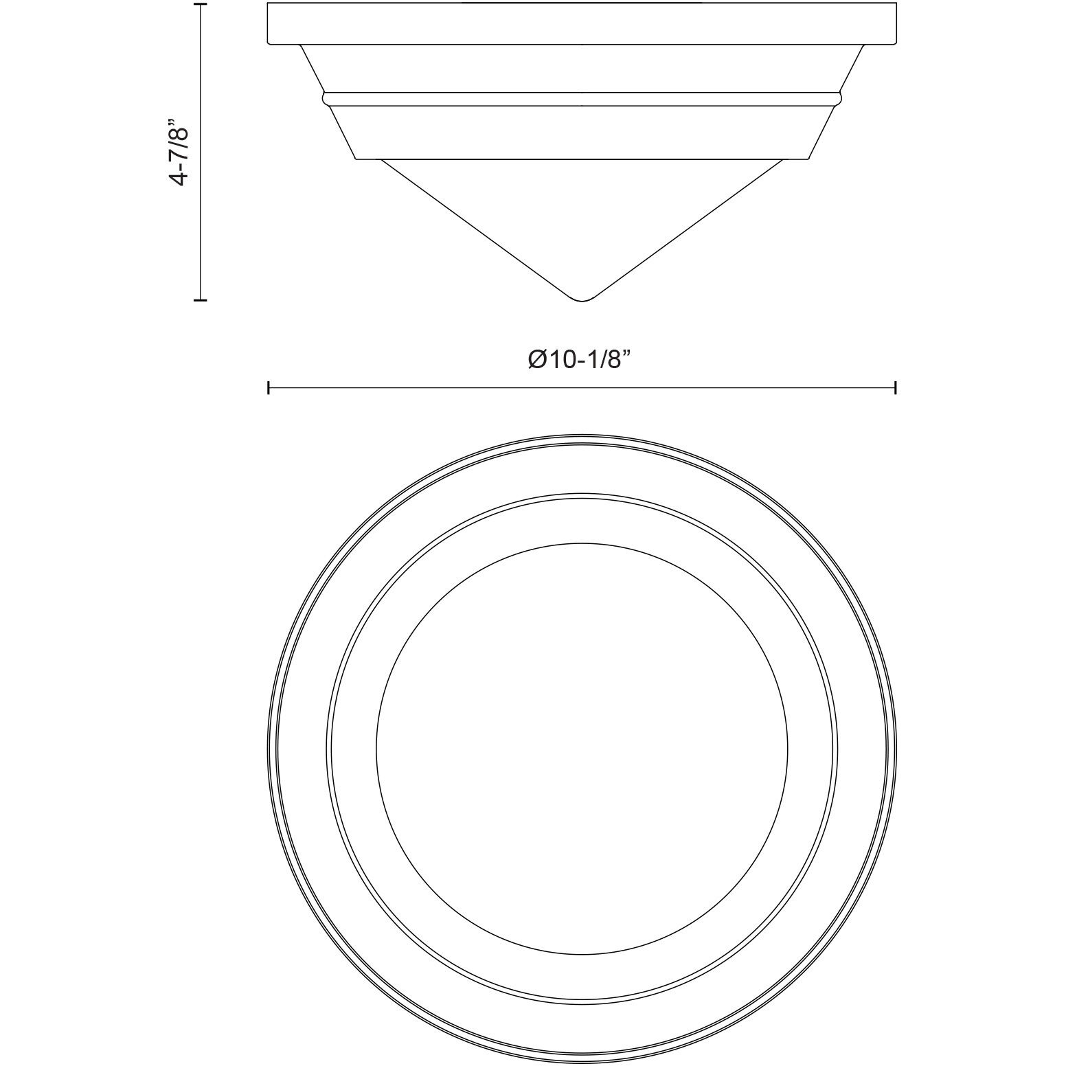 Willard 1 Light 10.13 inch Vintage Brass Flush Mount Ceiling Light in Clear Prismatic Glass