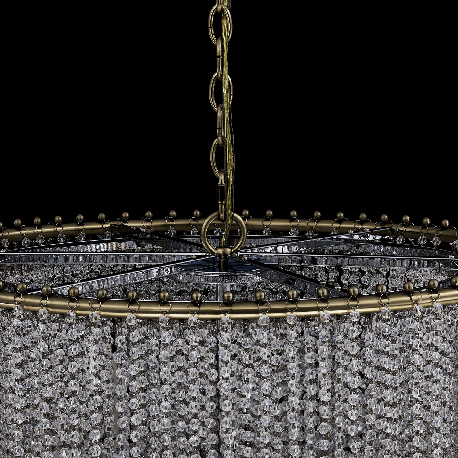 Farfalle 18 Light 28 inch Brushed Champagne Gold Chandelier Ceiling Light