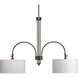 Clayton 2 Light 40.75 inch Espresso Chandelier Ceiling Light