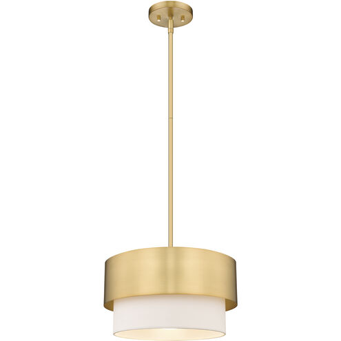 Counterpoint 1 Light 12 inch Modern Gold Pendant Ceiling Light