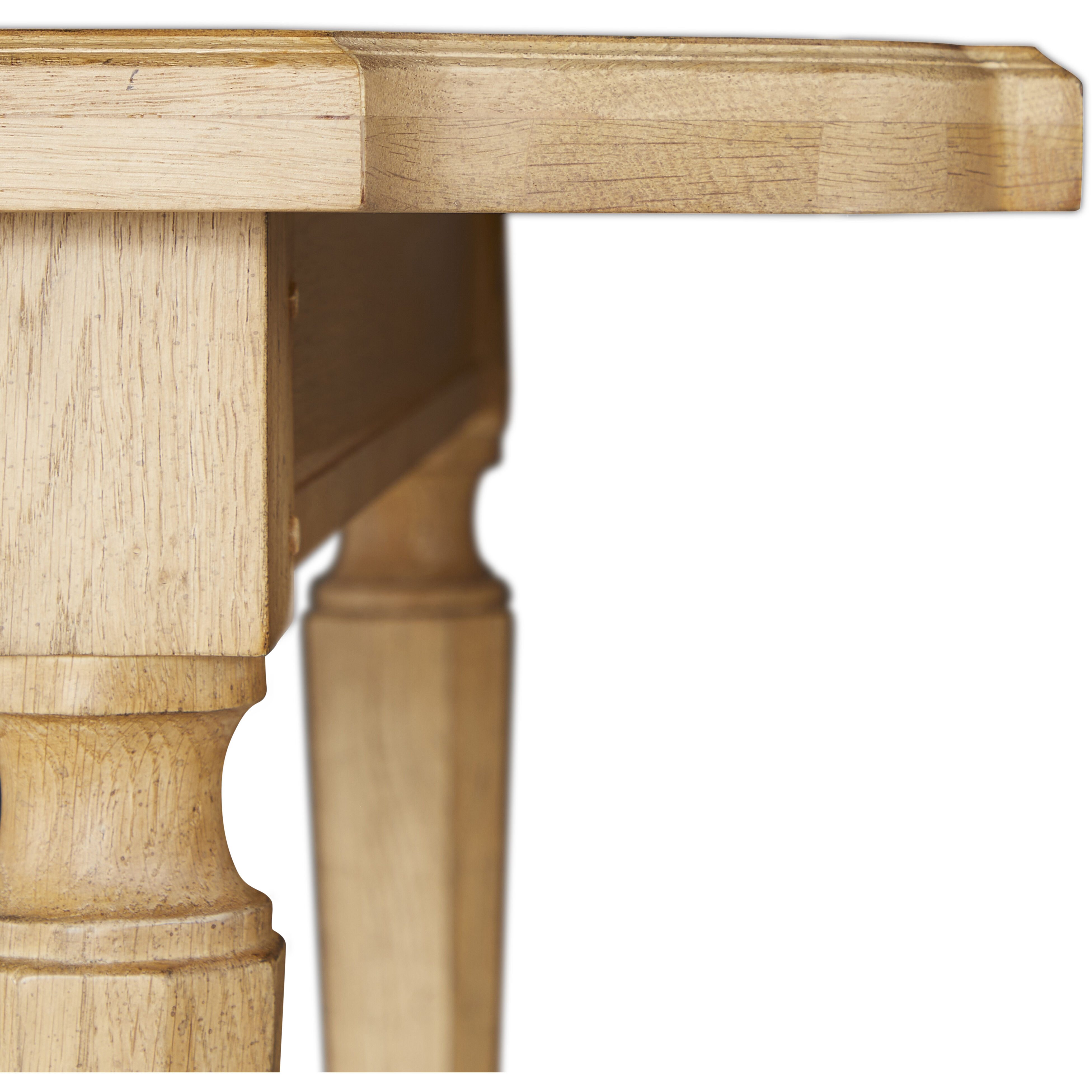 Mathis 86 X 40 inch Bleached French Oak Extension Dining Table