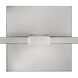 Auden 2 Light 11 inch Polished Nickel Vanity Light Wall Light