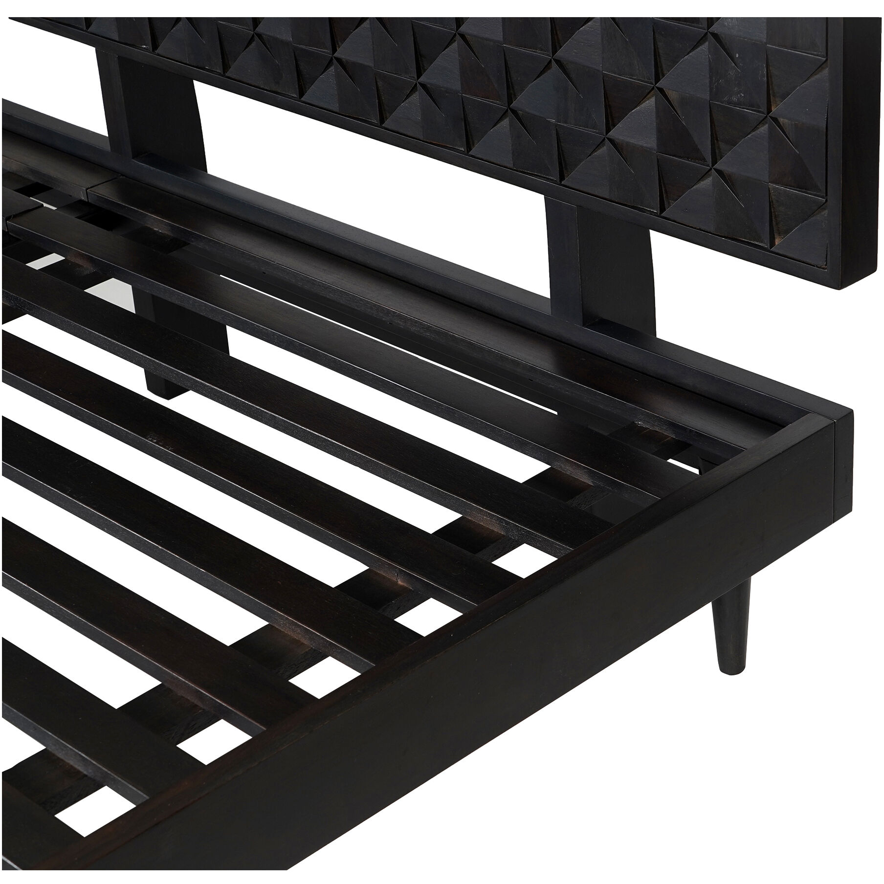 Pablo Black Bed, King
