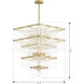 Kiori 9 Light 22.75 inch Legacy Brass Pendant Ceiling Light