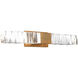 Juliet LED 4.75 inch Aged Brass Bath Vanity & Wall Light