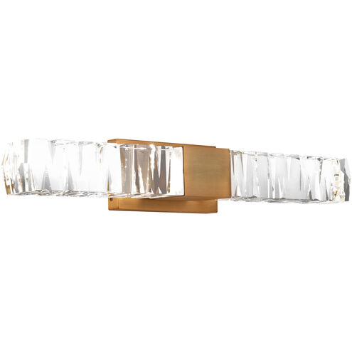Juliet LED 4.75 inch Aged Brass Bath Vanity & Wall Light