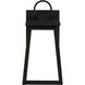 Founders 1 Light 11.5 inch Black Outdoor Wall Lantern