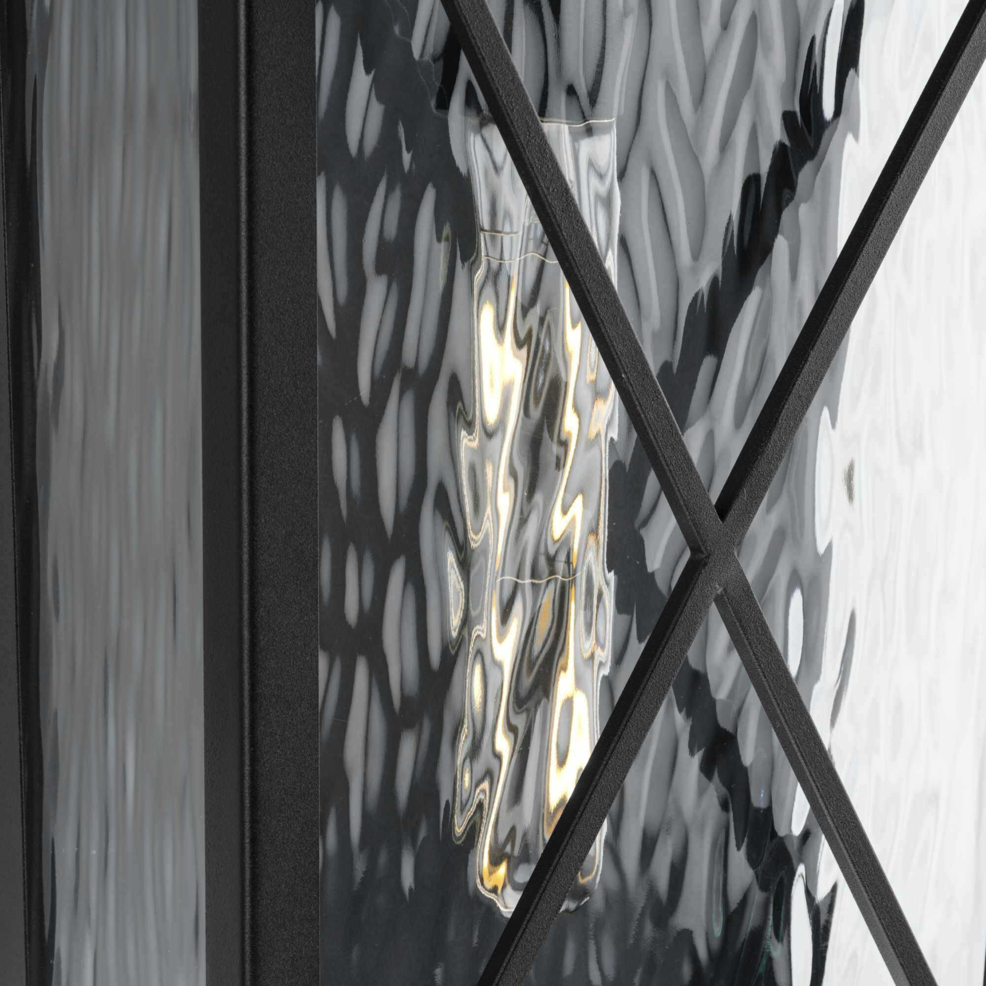 Wakeford 1 Light 17.88 inch Textured Black Wall Lantern