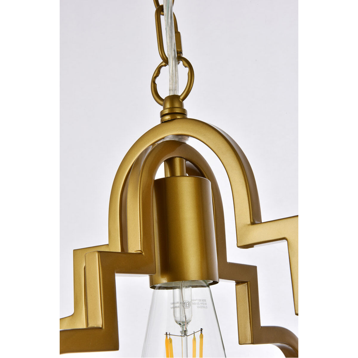 Sandara 1 Light 11 inch Brass Pendant Ceiling Light