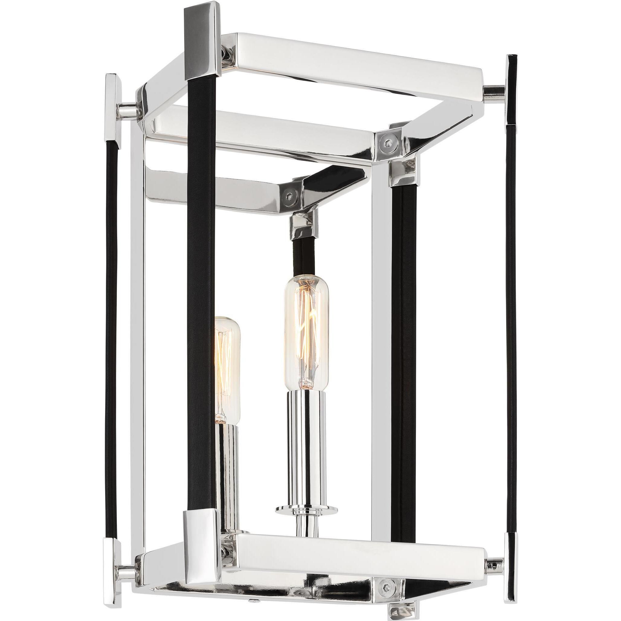 Hadley 1 Light 8 inch Polished Nickel Wall Sconce Wall Light