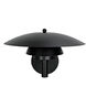 Caprese 1 Light 10 inch Matte Black Sconce Wall Light