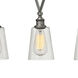Gatsby 3 Light 20 inch Polished Antique Nickel Linear Chandelier Ceiling Light, Clear Glass