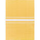 Colton 132 X 96 inch Bright Yellow, Ivory Rug