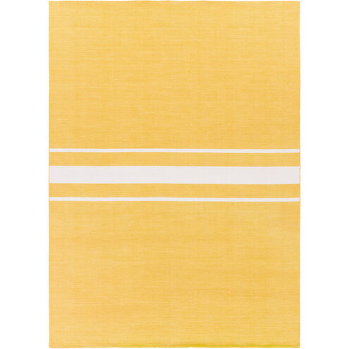 Colton 132 X 96 inch Bright Yellow, Ivory Rug