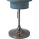 Lollipop 31 inch 14 watt Black Nickel Table Lamp Portable Light