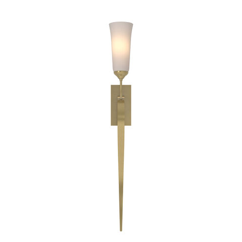 Sweeping Taper 1 Light 4.8 inch Modern Brass ADA Sconce Wall Light in Incandescent