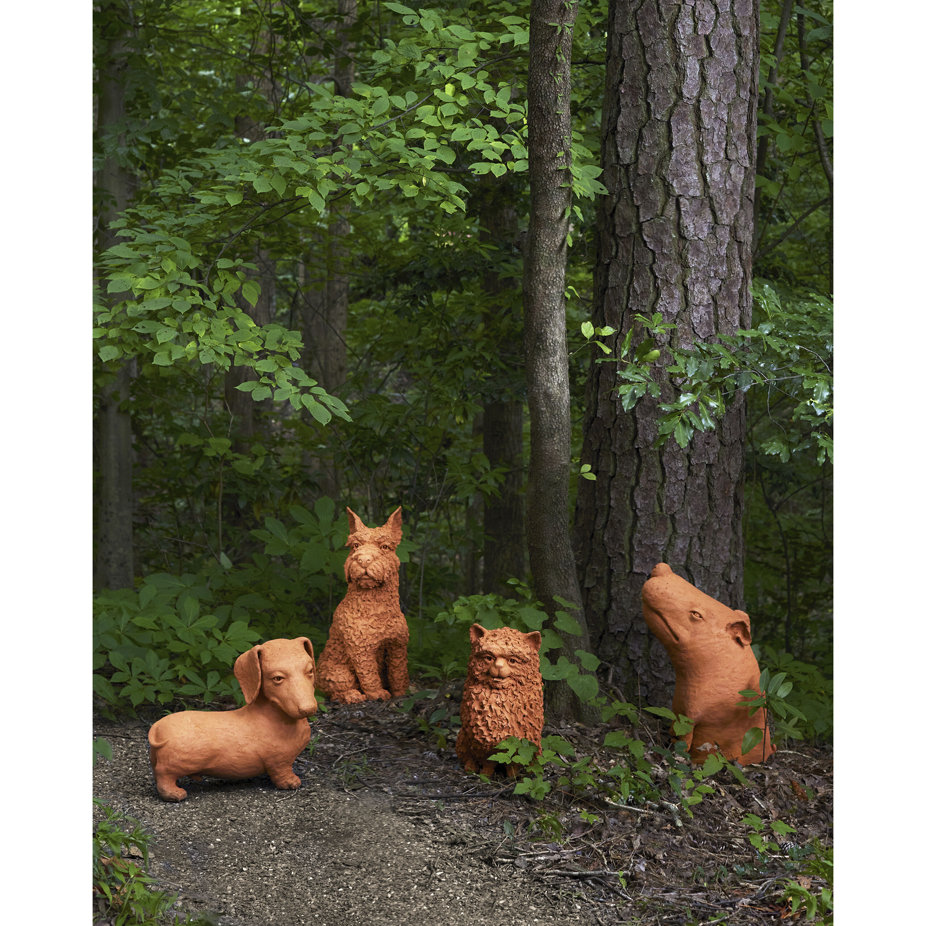 Sam the Mutt 23.5 X 10 inch Sculpture