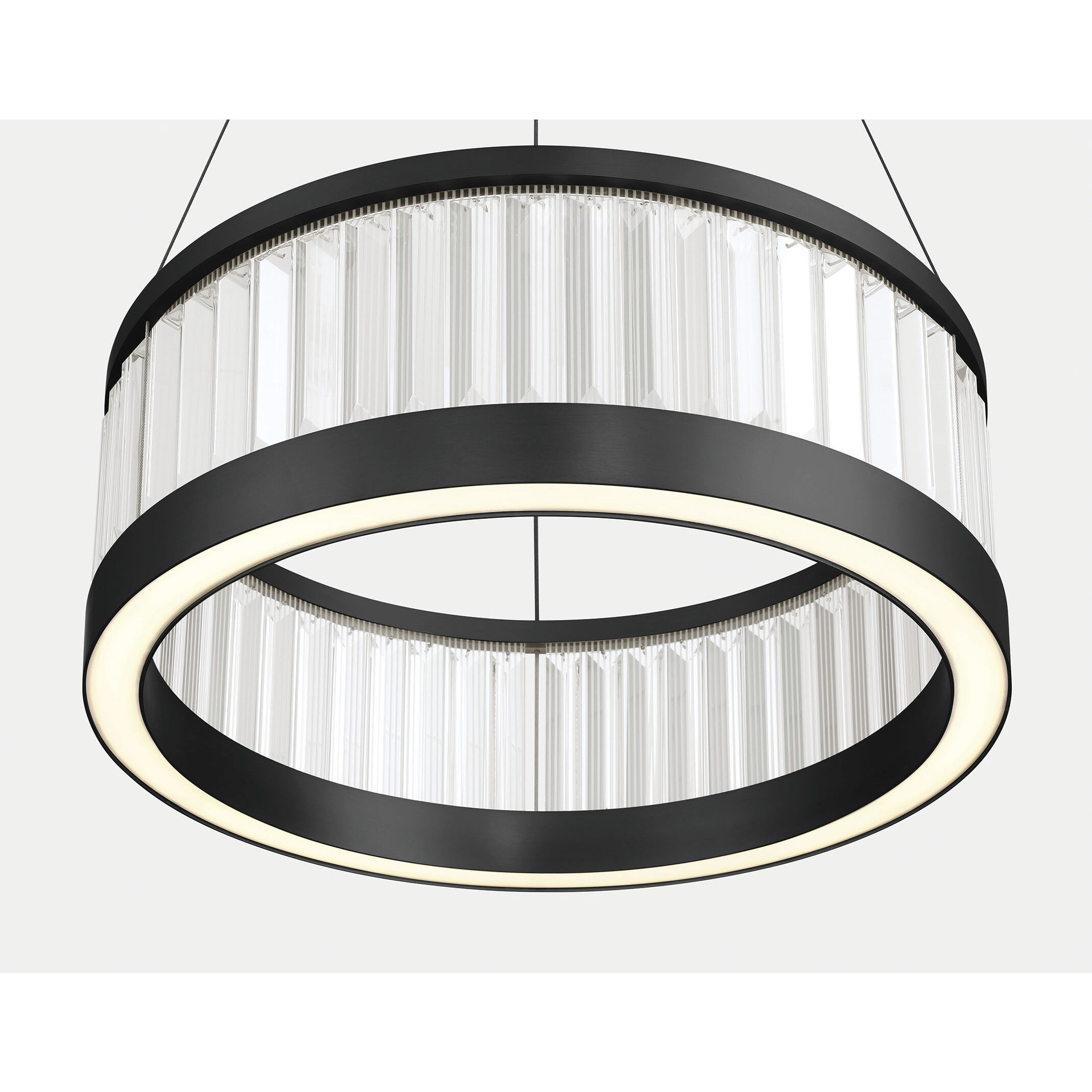 Empra LED 23.63 inch Matte Black Pendant Ceiling Light