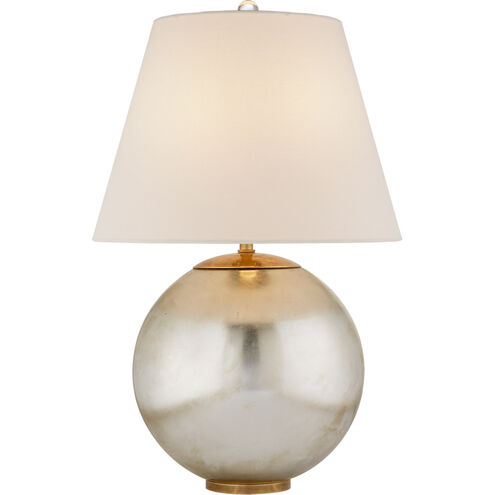 AERIN Morton 24.5 inch 100.00 watt Burnished Silver Leaf Table Lamp Portable Light