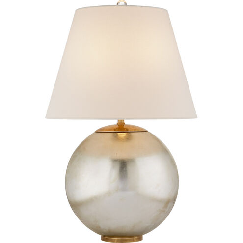 AERIN Morton 24.5 inch 100.00 watt Burnished Silver Leaf Table Lamp Portable Light
