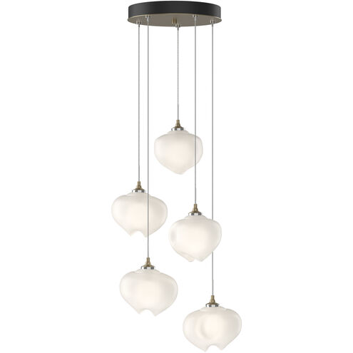 Ume 5 Light 16.6 inch Soft Gold Pendant Ceiling Light in Frosted