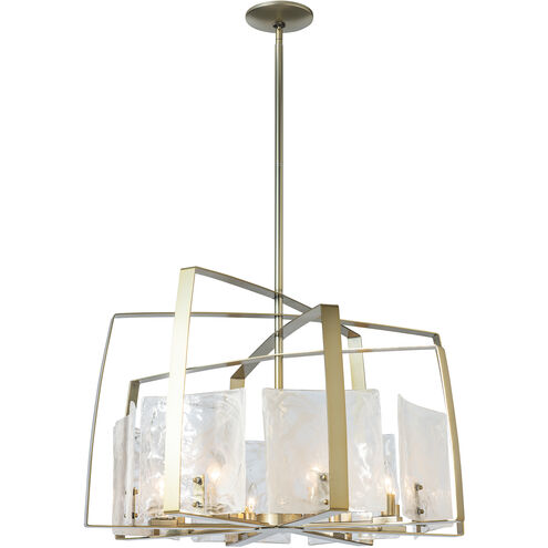Arc 8 Light 34.4 inch Modern Brass Dining Pendant Ceiling Light
