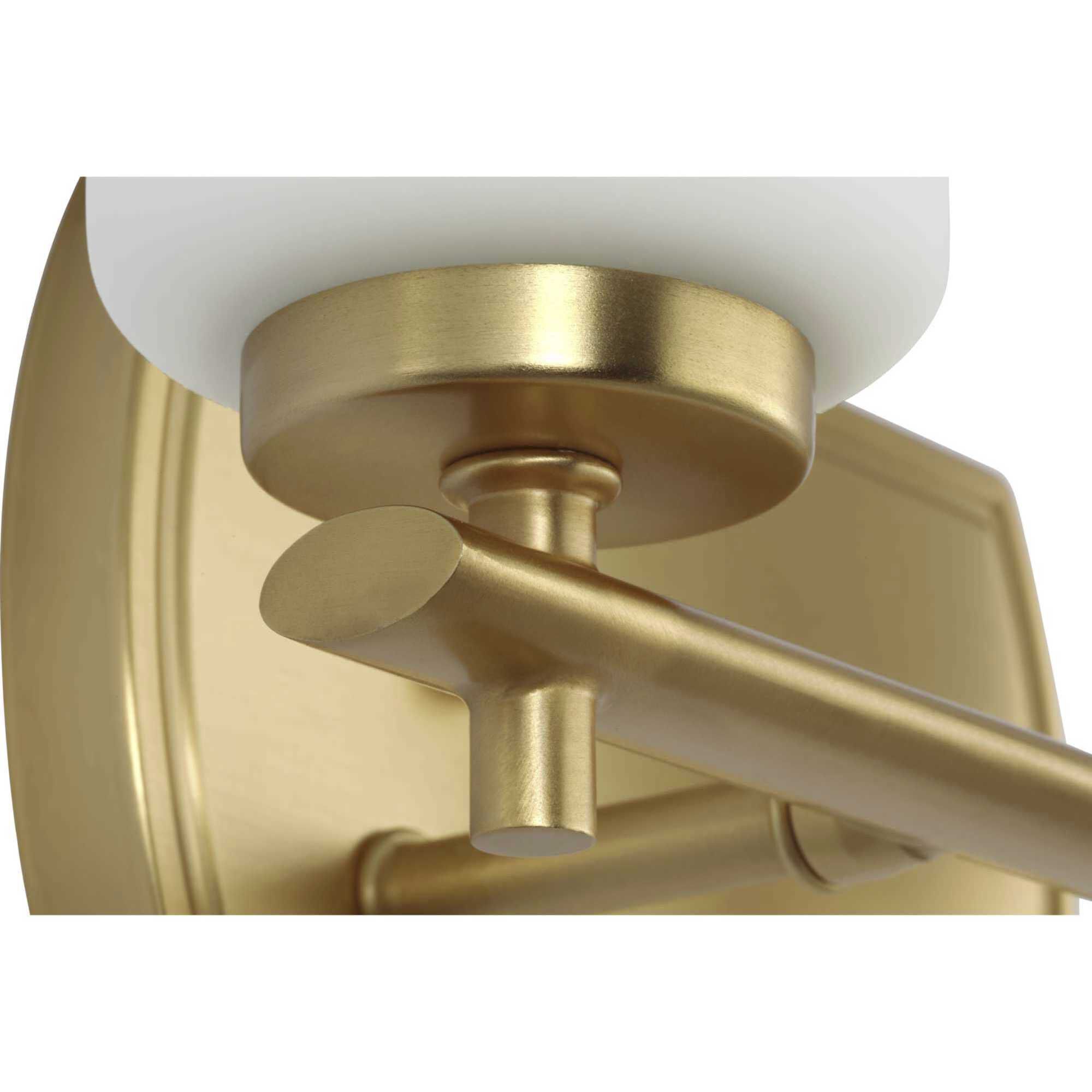 Adley 2 Light 13.88 inch Satin Brass Bath Vanity Light Wall Light