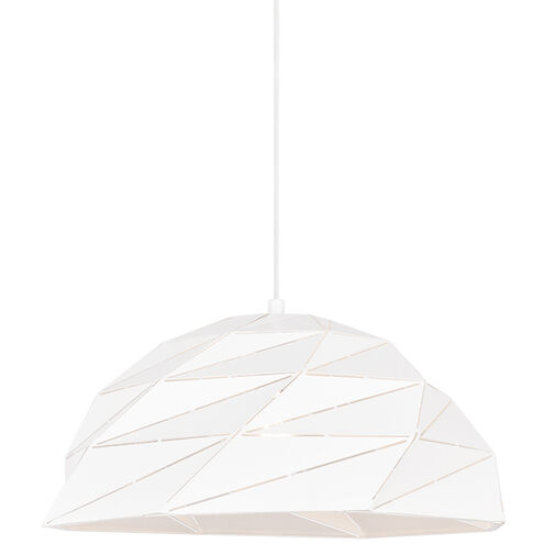 Riku 1 Light 19 inch White Pendant Ceiling Light