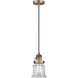 Franklin Restoration Canton LED 6 inch Brushed Brass Mini Pendant Ceiling Light