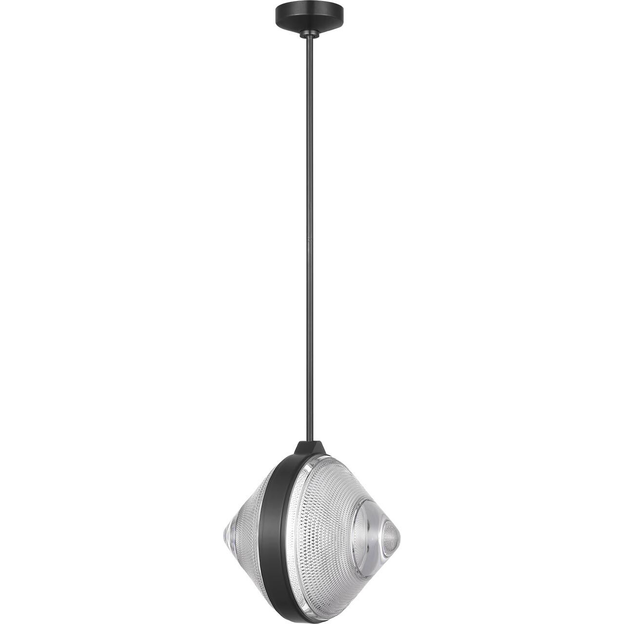 Waterford Copper Coast LED 15 inch Bronze Karo Cut Pendant Ceiling Light