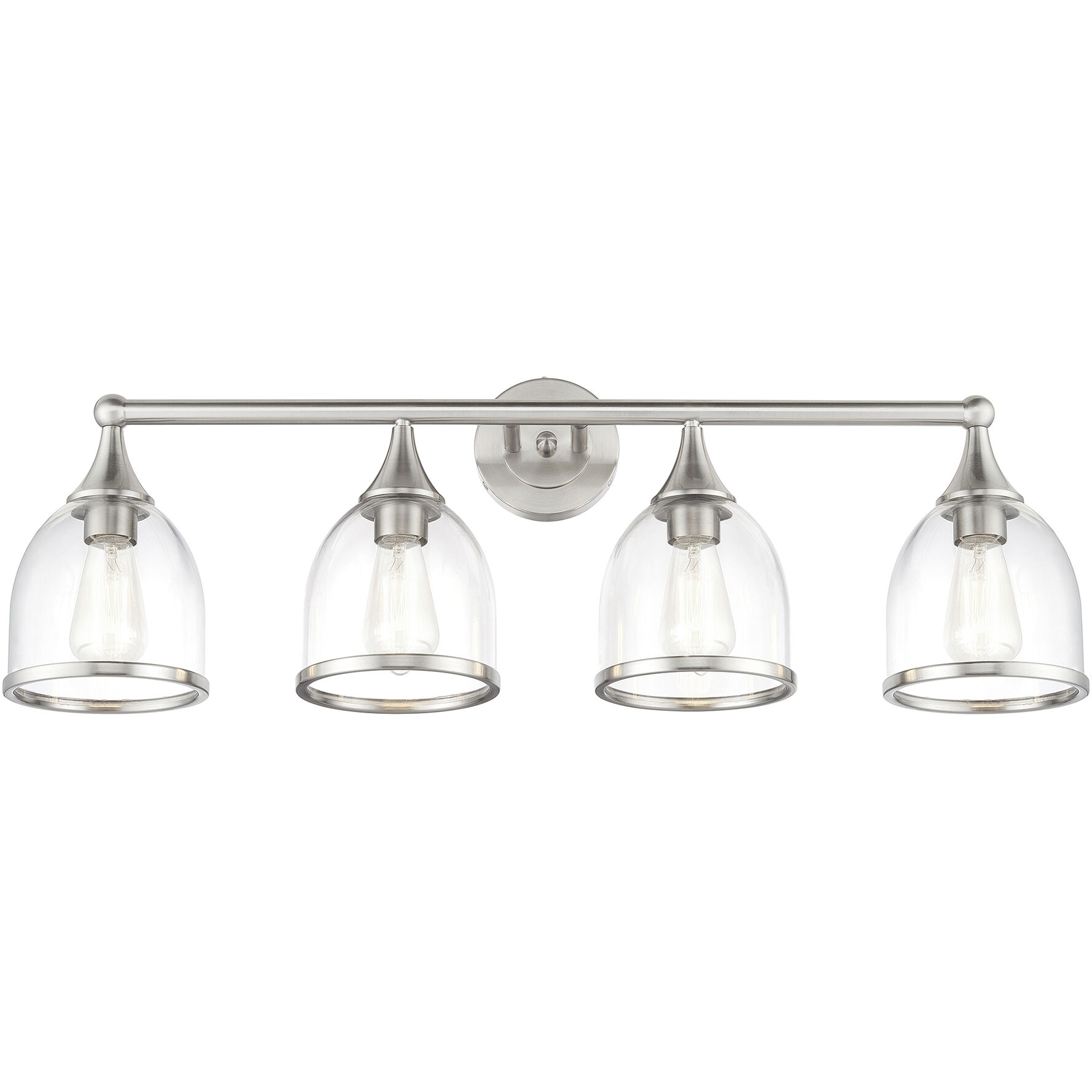 Ashridge 4 Light 35.75 inch Brushed Nickel Vanity Wall Sconce Wall Light