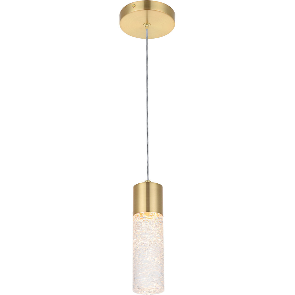 Constellation LED 4.72 inch Gold Pendant Ceiling Light