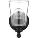 Ceil 1 Light 5 inch Matte Black Sconce Wall Light