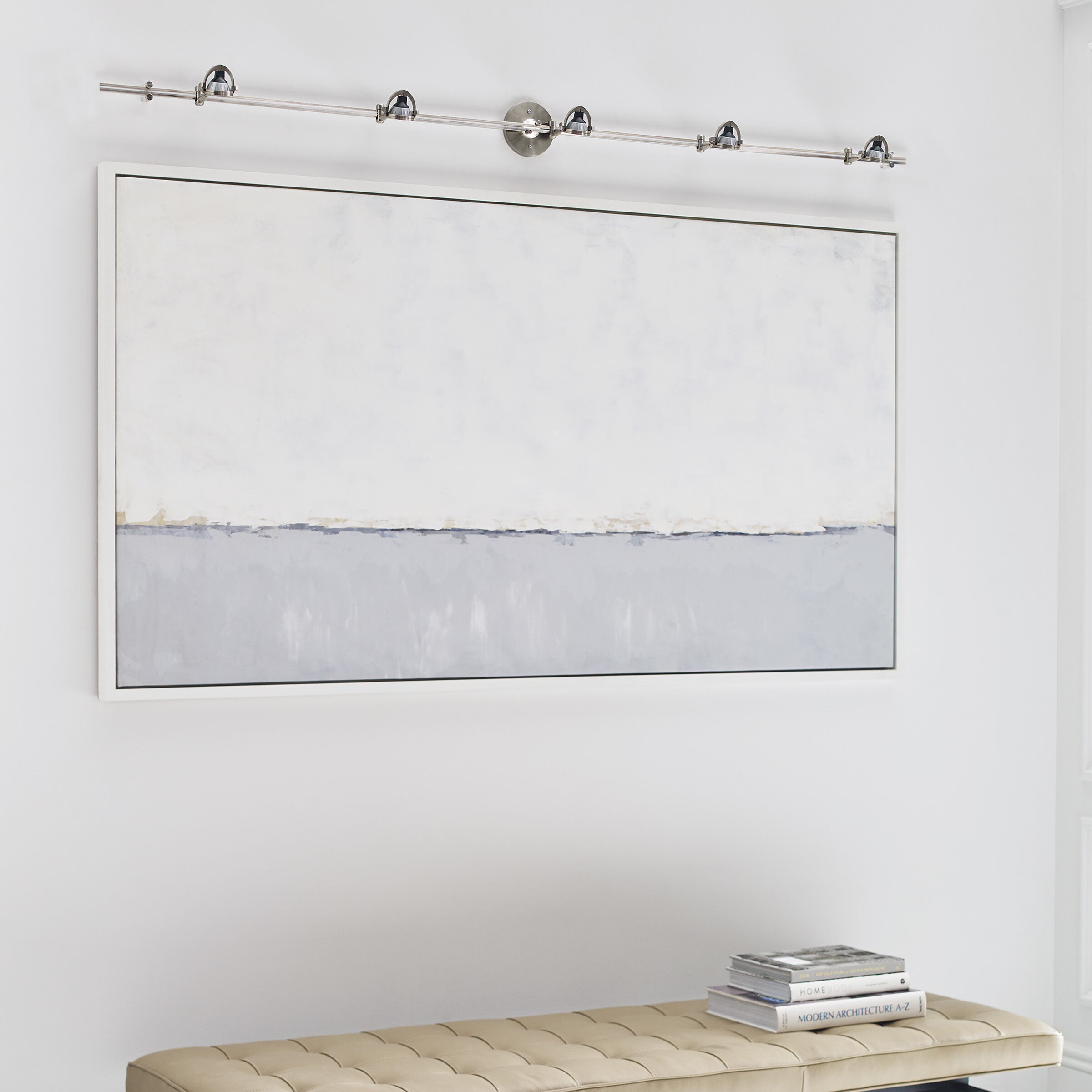 Sean Lavin John 1 Light Satin Nickel Low-Voltage Track Head Ceiling Light