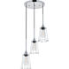 Auspice 3 Light 16 inch Chrome Pendant Ceiling Light