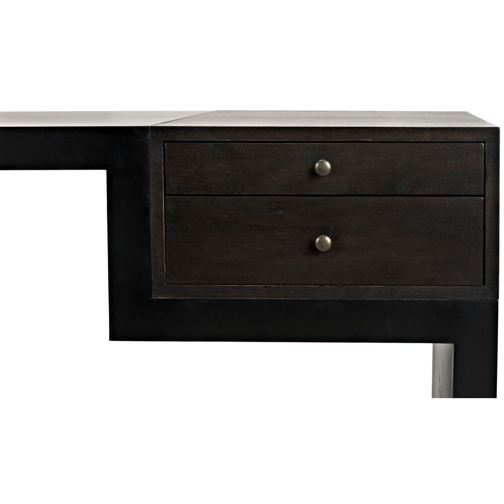 Alvaro 64 X 28 inch Matte Black Desk
