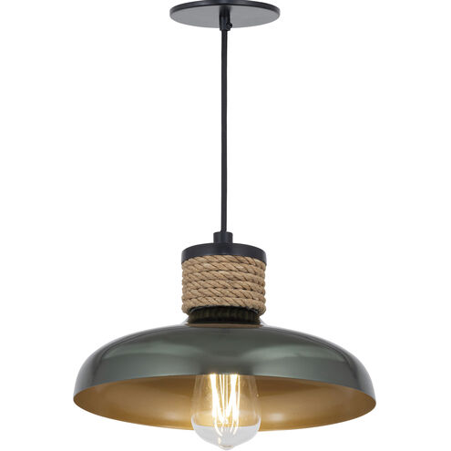 Bingham 1 Light 9.75 inch June Bug Single Pendant Ceiling Light