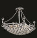 Corona 6 Light 24 inch Chrome Dining Chandelier Ceiling Light in Royal Cut