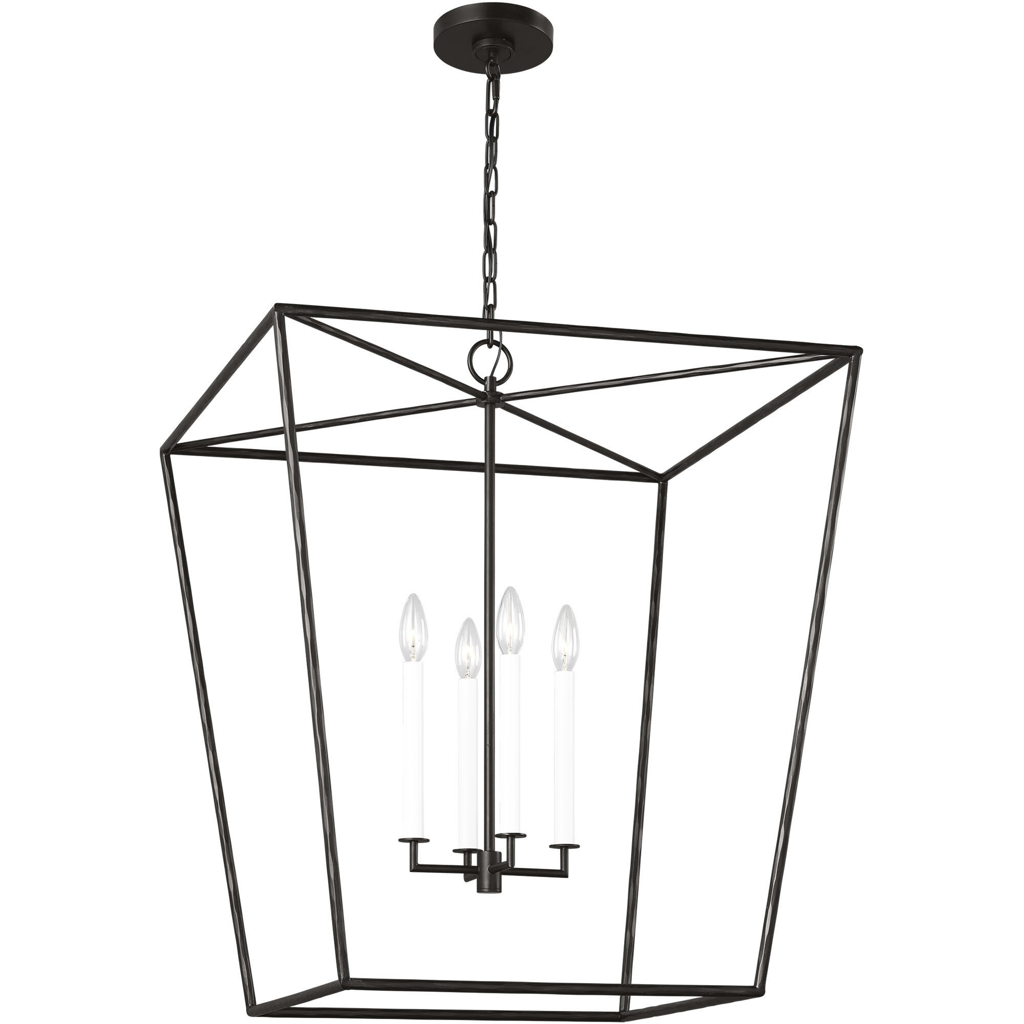 ED Ellen DeGeneres Viota 4 Light 25 inch Aged Iron Pendant Ceiling Light