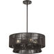 Florell 4 Light 20 inch English Bronze Pendant Chandelier Ceiling Light