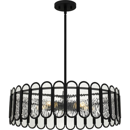 Vera 5 Light 24 inch Matte Black Pendant Ceiling Light