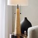 Sidney 34 inch 60.00 watt Natural Travertine and Bronze Table Lamp Portable Light
