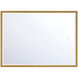 Cerissa 30 X 22 inch Gold Wall Mirror