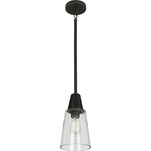 Wheatley 1 Light 15 inch Deep Patina Bronze Pendant Ceiling Light in Clear Glass