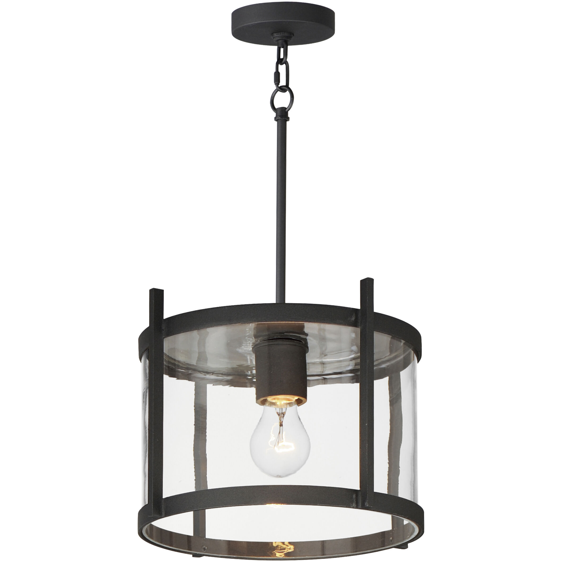 Maxim Lighting 30061CLBK Belfry 1 Light 12 inch Black