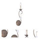 Chesterfield 1 Light 5 inch Hand Applied Venetian Golden Bronze Wall Sconce Wall Light