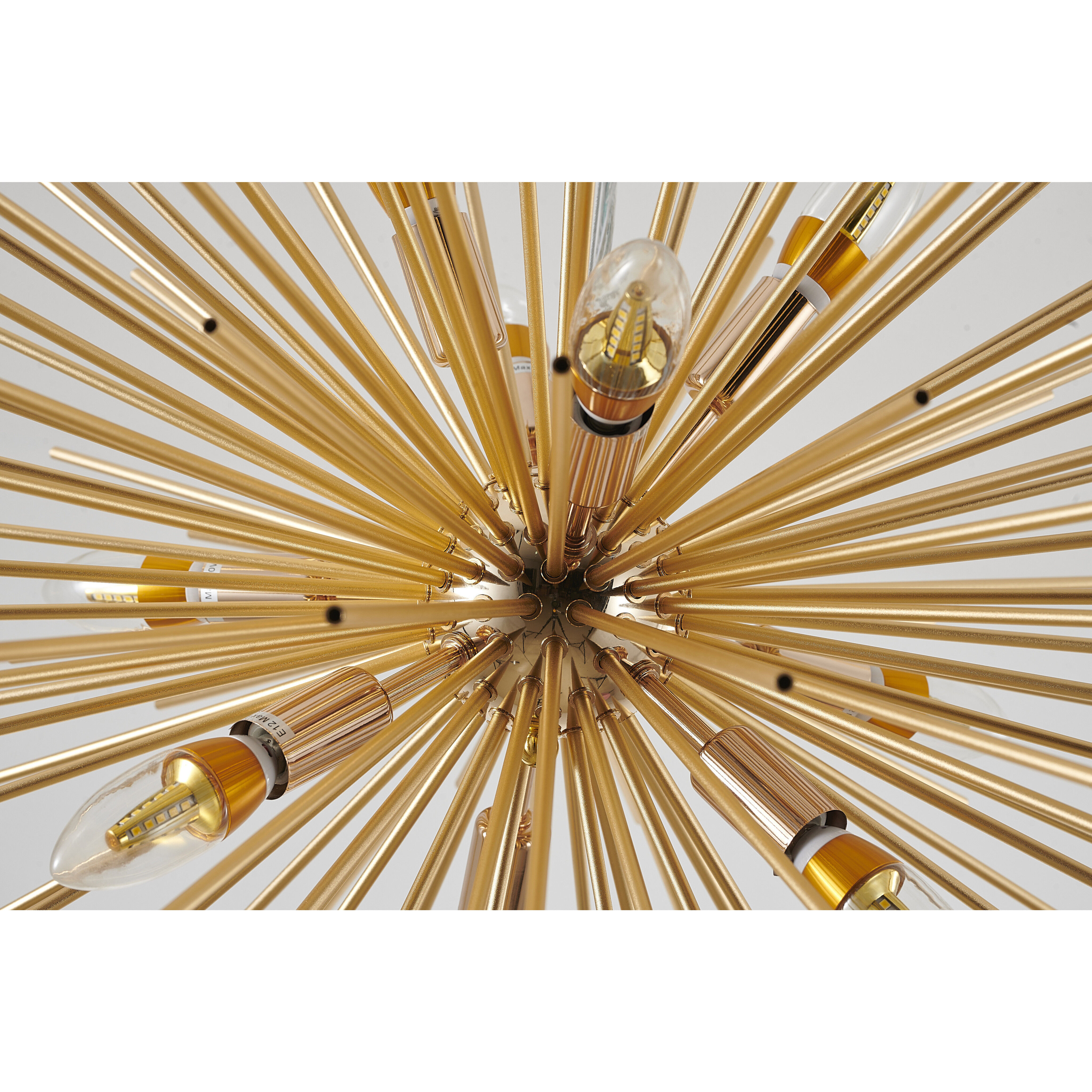 Canada 9 Light 23.6 inch Gold Chandelier Ceiling Light