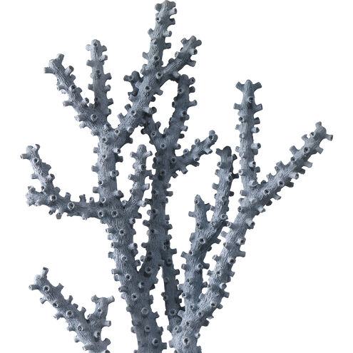 Blue Coral 14.5 X 12.25 inch Sculptures, Set of 2