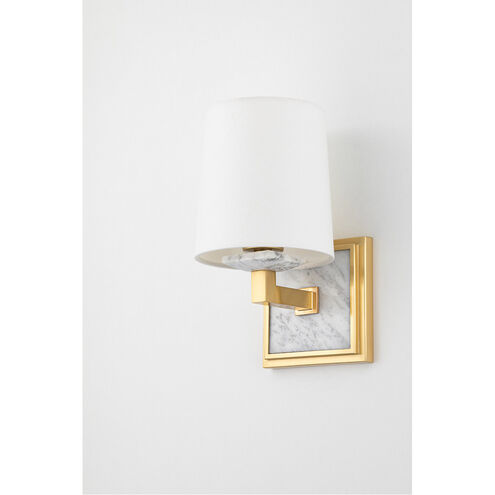 Elwood 1 Light 6 inch Polished Nickel Wall Sconce Wall Light, Drum/Cylinder