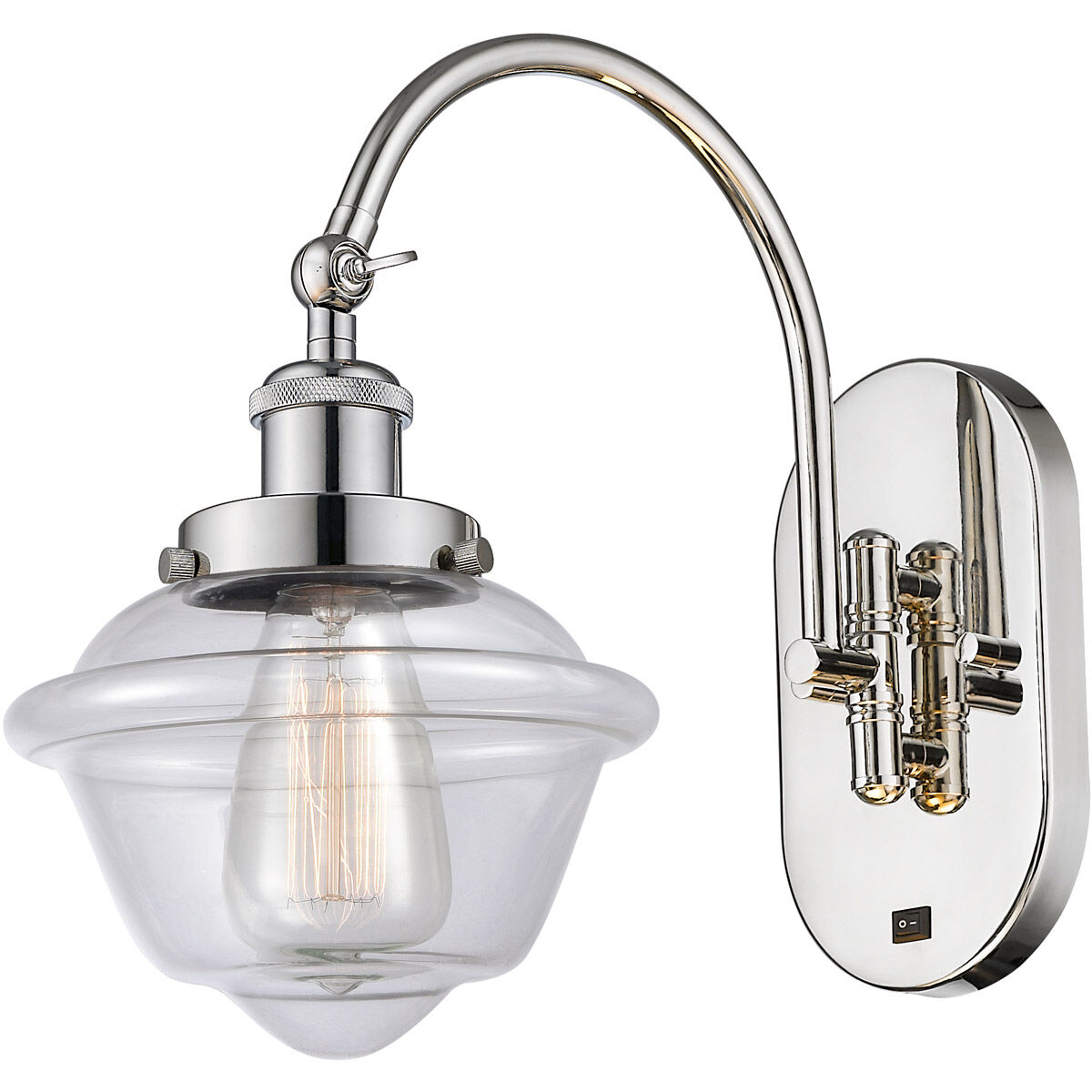 Franklin Restoration Oxford LED 8 inch Polished Nickel Sconce Wall Light